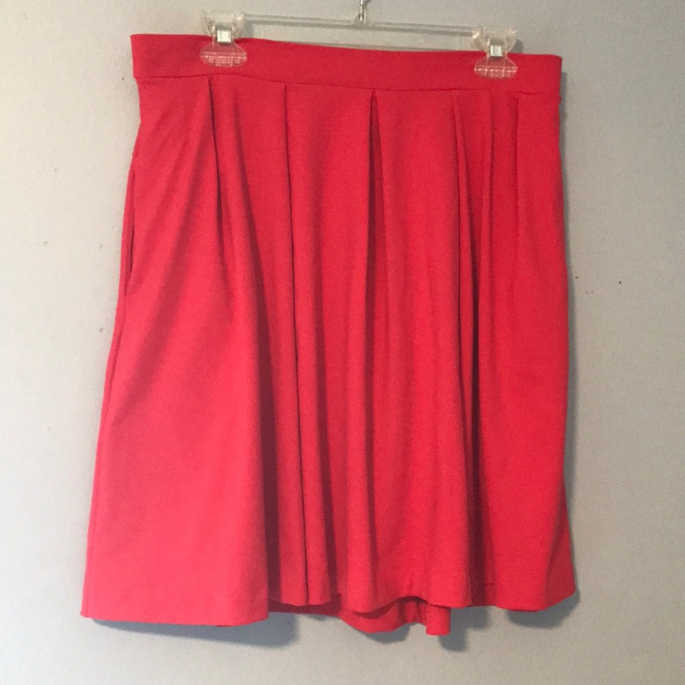 CYNTHIA ROWLEY pleated circle skirt